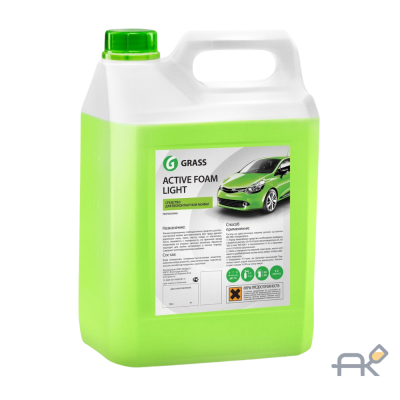 Автошампунь GRASS Active Foam Light активная пена 5кг (132101)